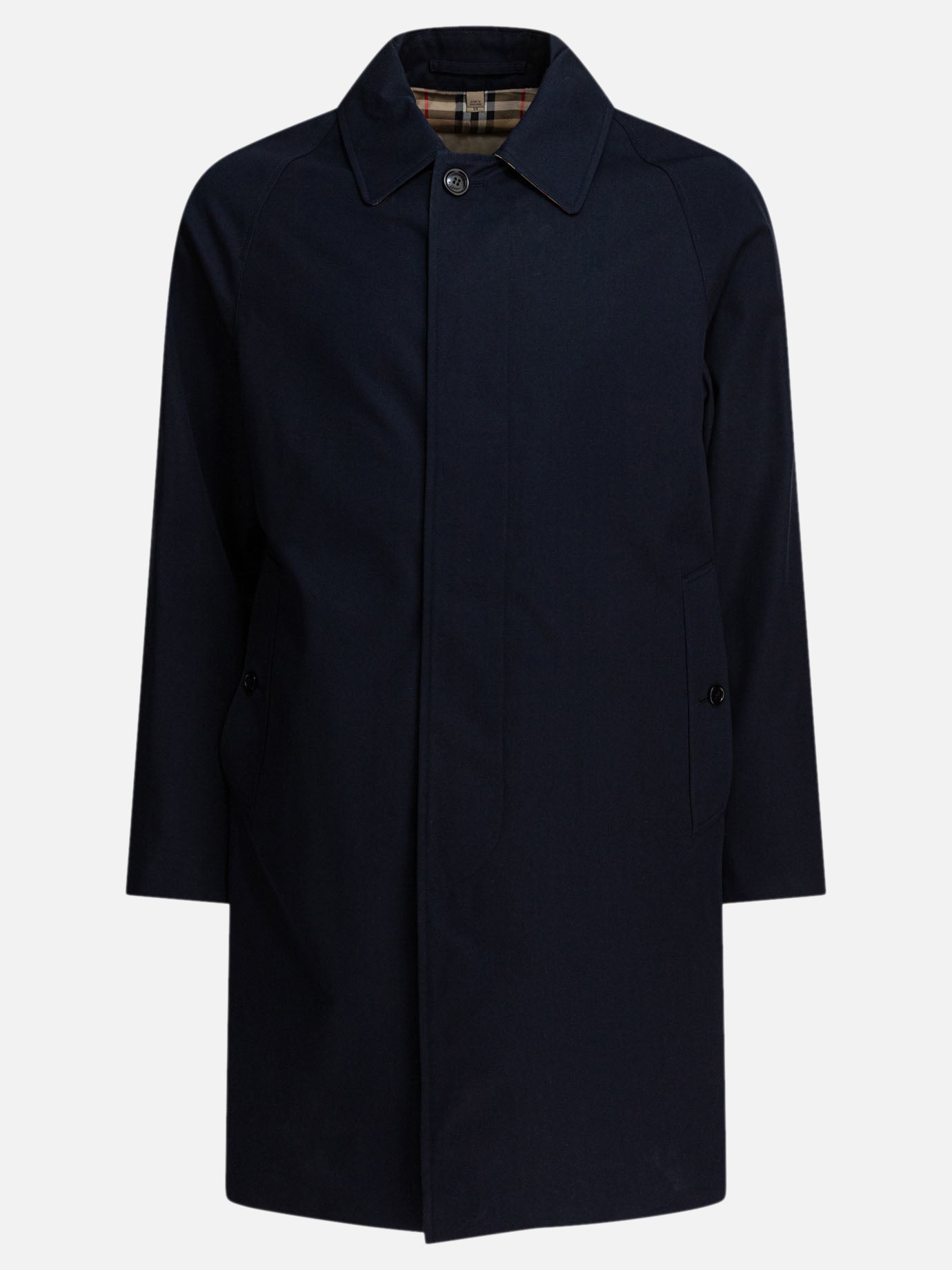 Burberry "Car Coat Heritage Camden" coat Blue