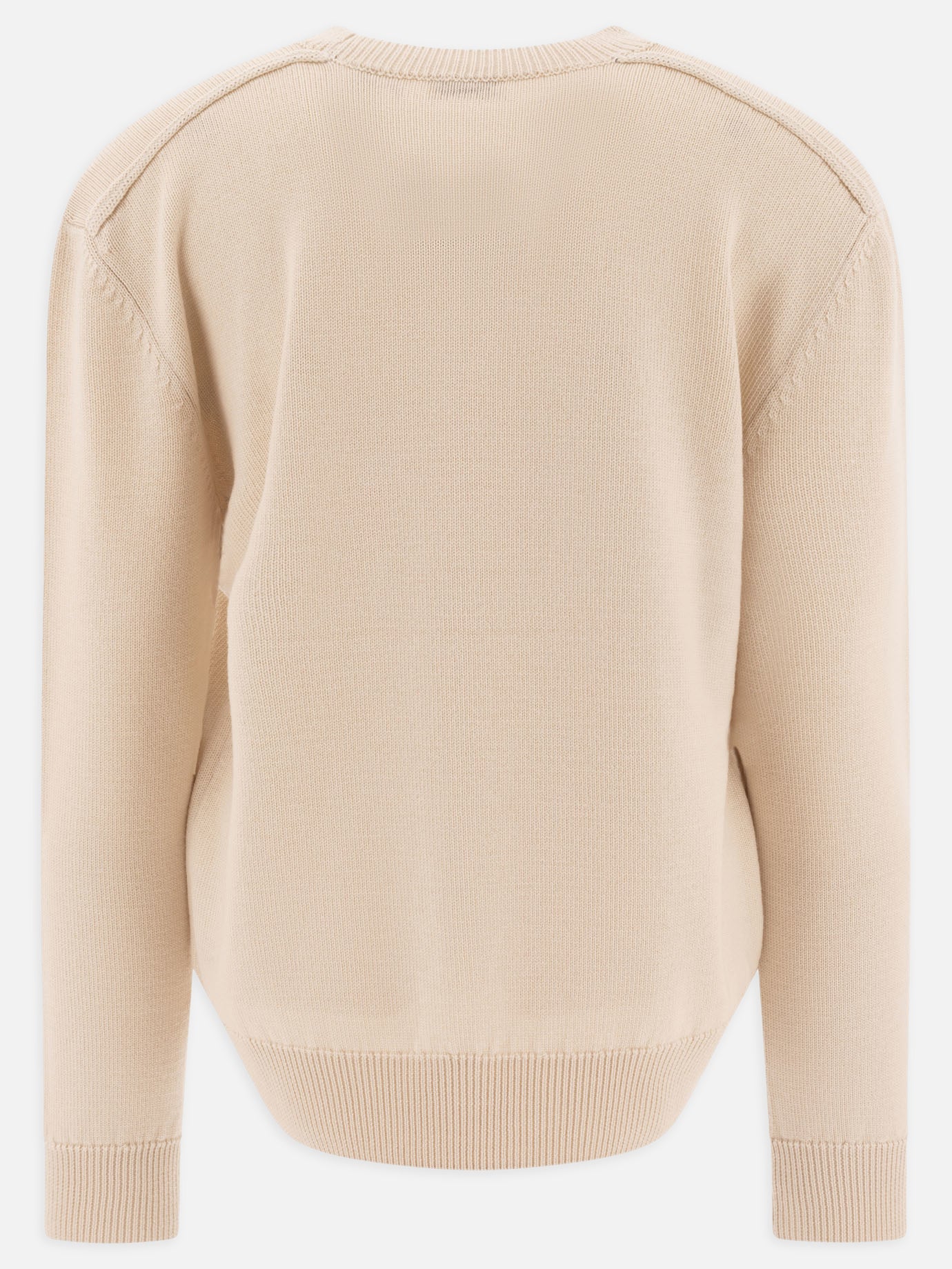Burberry Maglione girocollo in lana 12604738_M Beige thumbnail_2