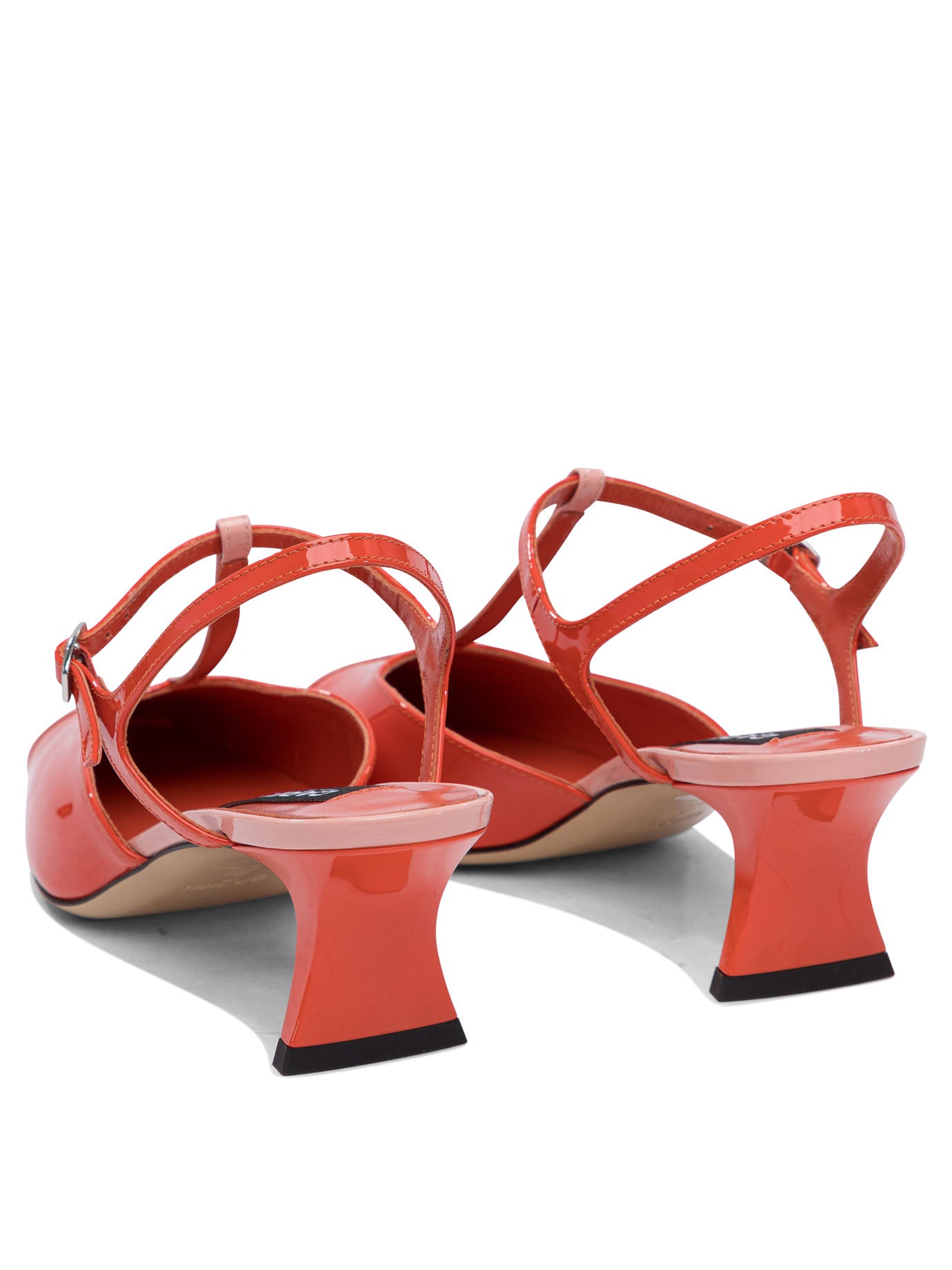 Heeled sandals 100% calf leather - 100% calf  Red - Carel Women | PDP | VIETTI Online Store | Zoom-Modal_4

