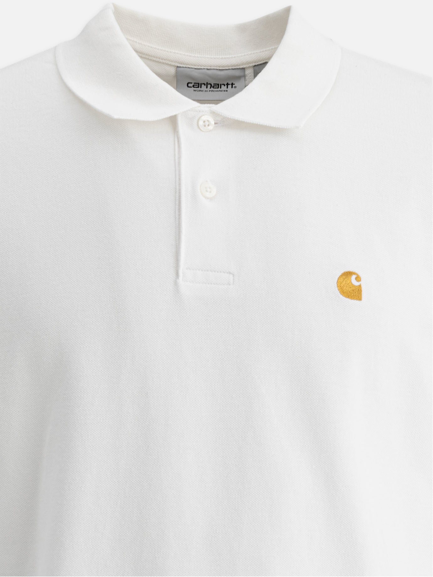 Carhartt WIP "S/S Chase Pique" polo shirt White