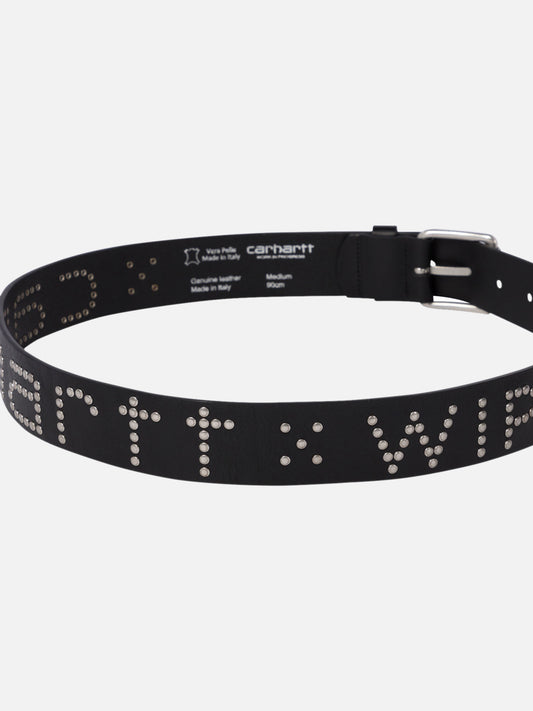 Carhartt WIP Cintura "Script Studs" 18427422_S Black 2