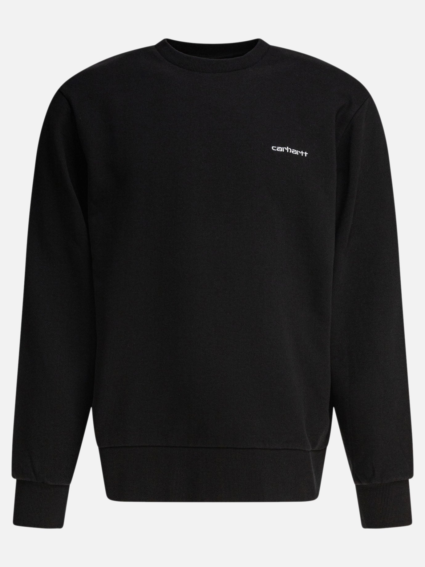 Carhartt WIP Felpa &quot;Script Embroidery&quot; 19243579_S Black thumbnail_1