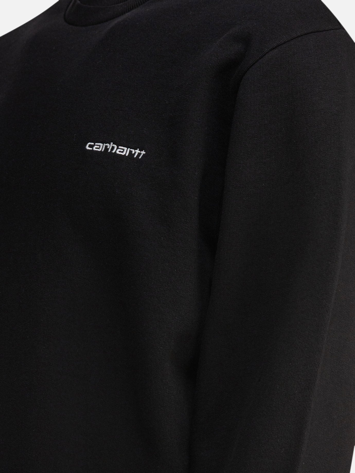 Carhartt WIP Felpa &quot;Script Embroidery&quot; 19243579_S Black thumbnail_4