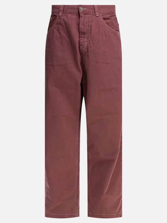 Jeans a gamba larga Solid colour  Bordeaux - Carhartt WIP Uomo | PLP | VIETTI Online Store 
