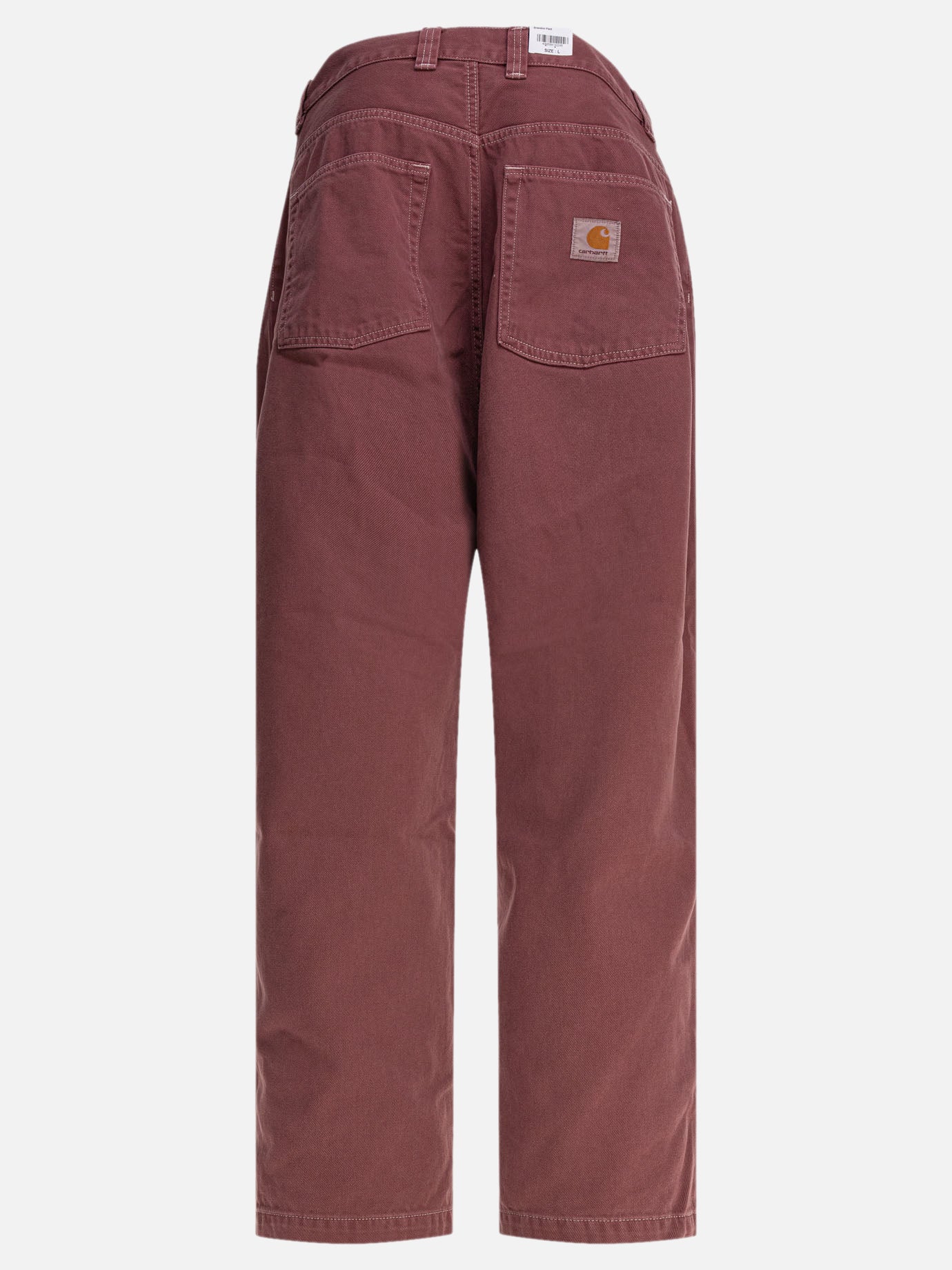 Jeans a gamba larga Solid colour  Bordeaux - Carhartt WIP Uomo | PDP | VIETTI Online Store | Zoom-Modal_2
