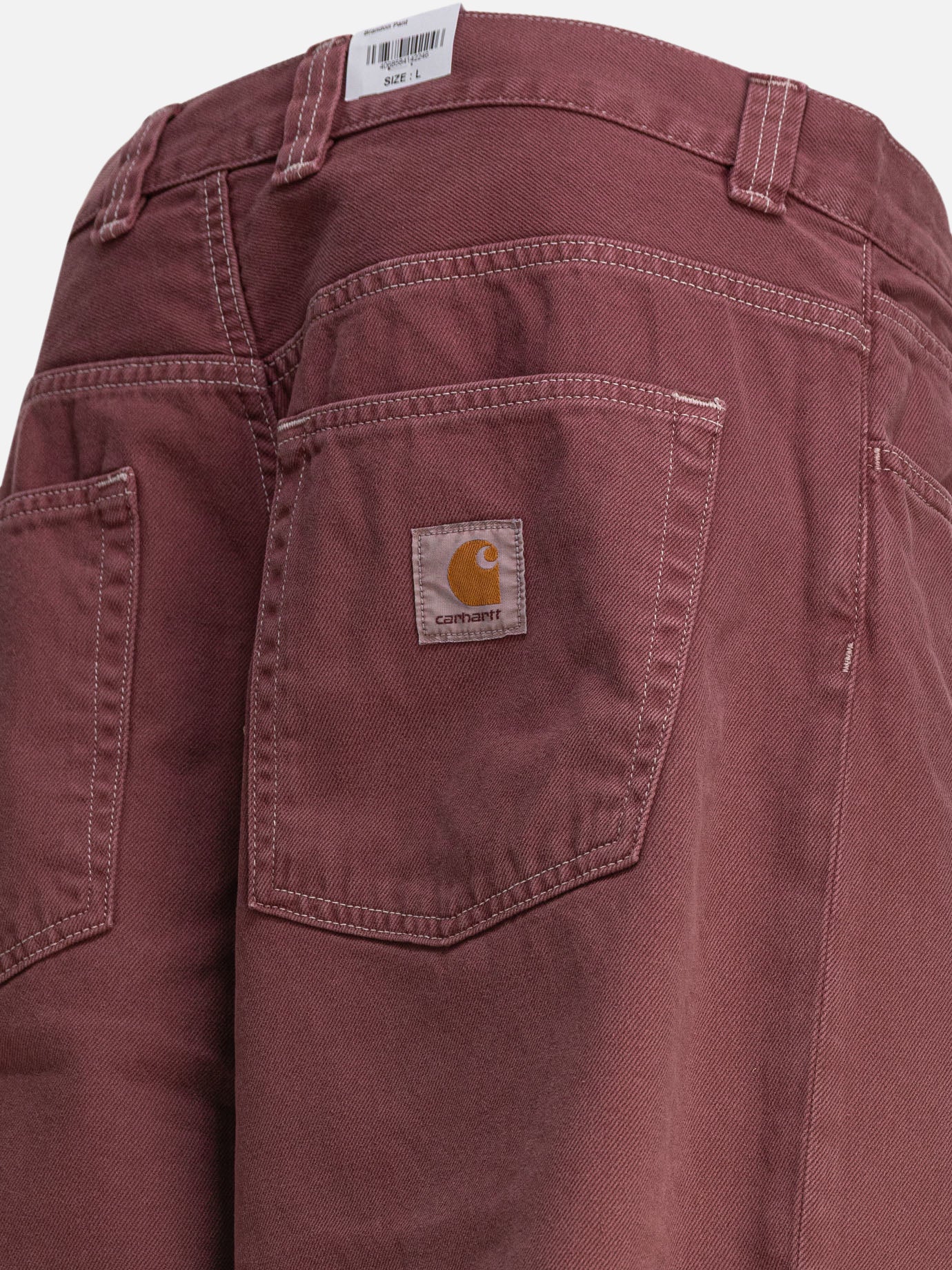 Jeans a gamba larga Solid colour  Bordeaux - Carhartt WIP Uomo | PDP | VIETTI Online Store | Zoom-Modal_4
