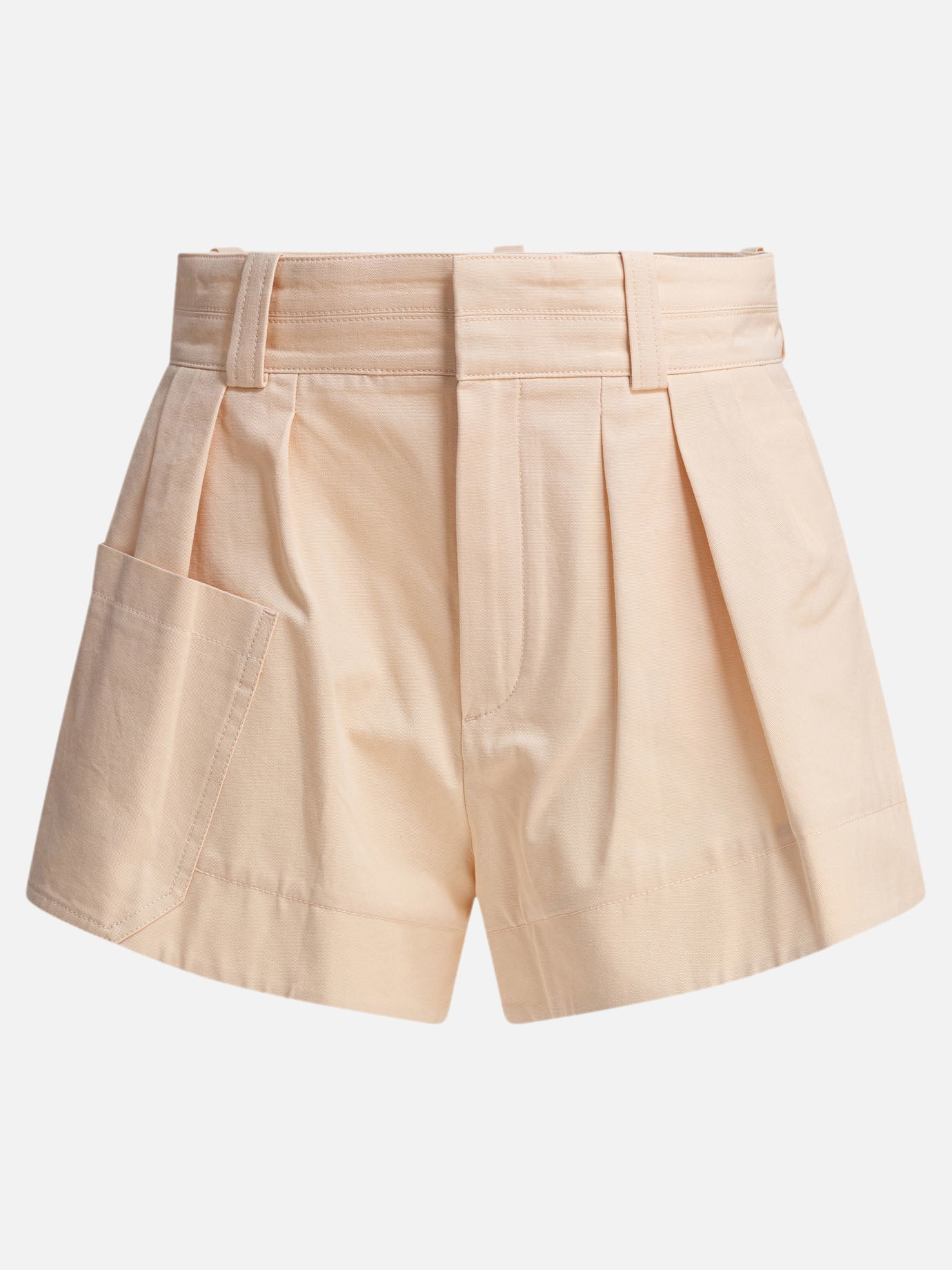 Chloé Mini shorts a vita alta 16569518_38 Pink thumbnail_1