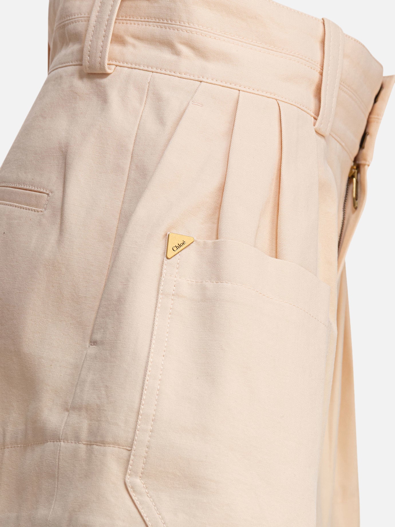 Chloé Mini shorts a vita alta 16569518_38 Pink thumbnail_4