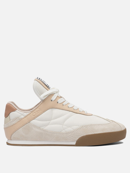 Low top sneakers 100% recycled polyester - 50% rubber 50% ethylene vinyl  Pink - Chloé Women | PDP | VIETTI Online Store 
