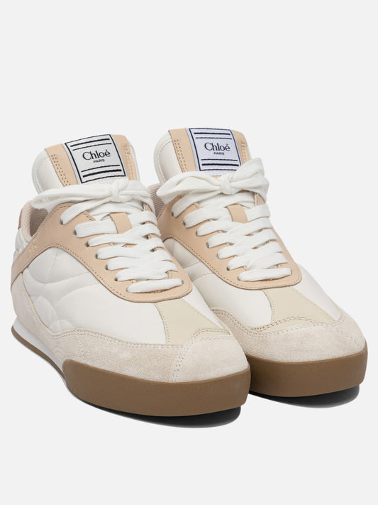 Low top sneakers 100% recycled polyester - 50% rubber 50% ethylene vinyl  Pink - Chloé Women | PDP | VIETTI Online Store | 2

