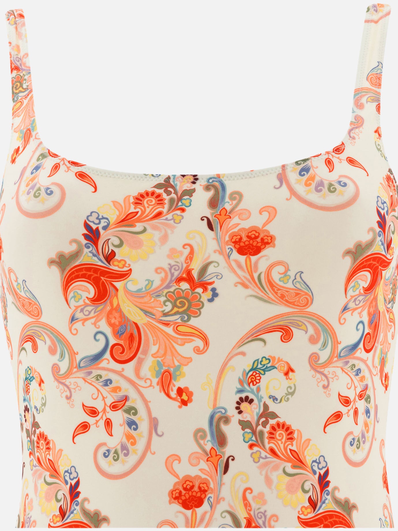 Etro "Paisley" swimsuit White