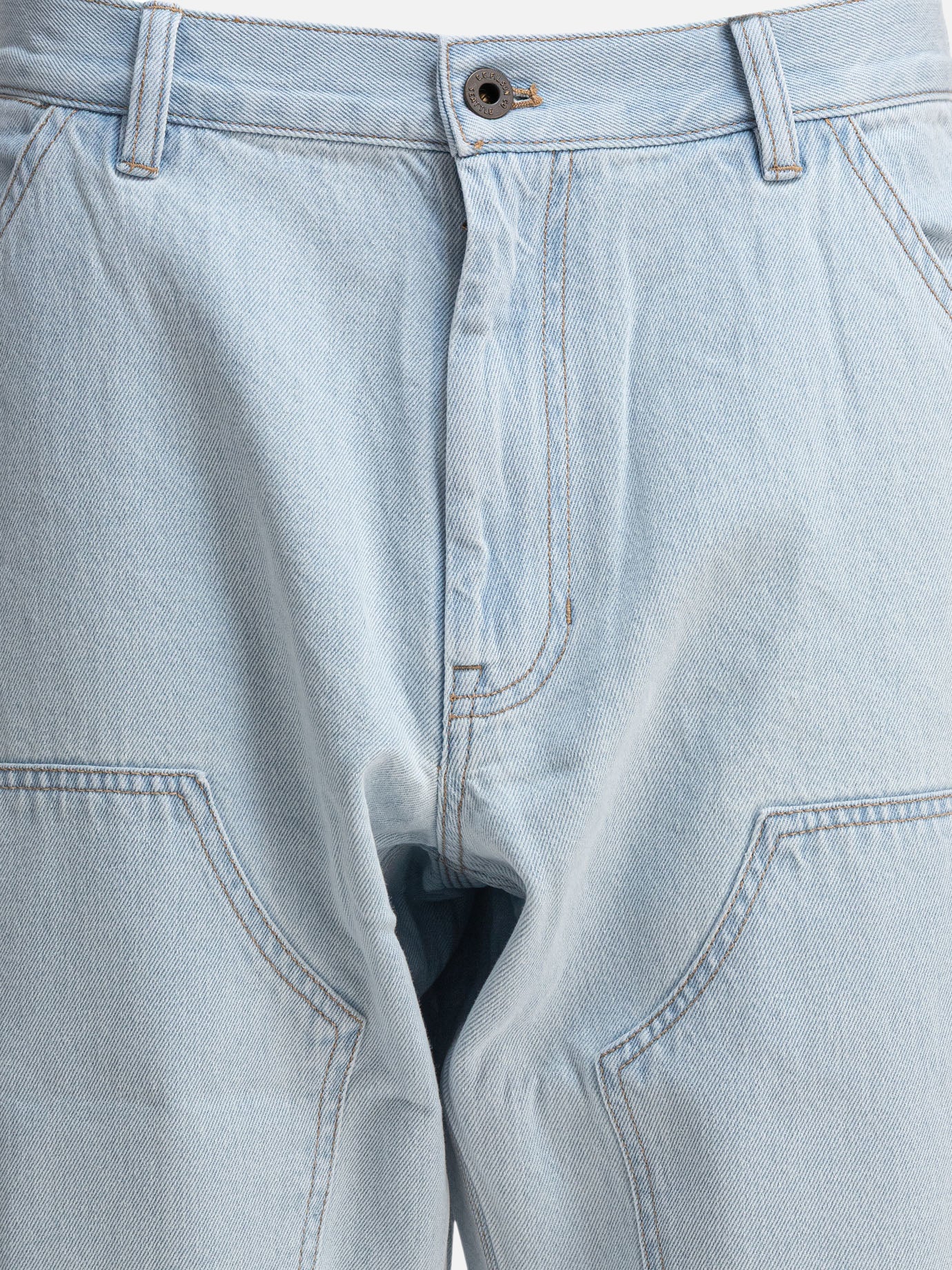 Straight-leg jeans Denim  Light blue - Filson Women | PDP | VIETTI Online Store | thumbnail_3