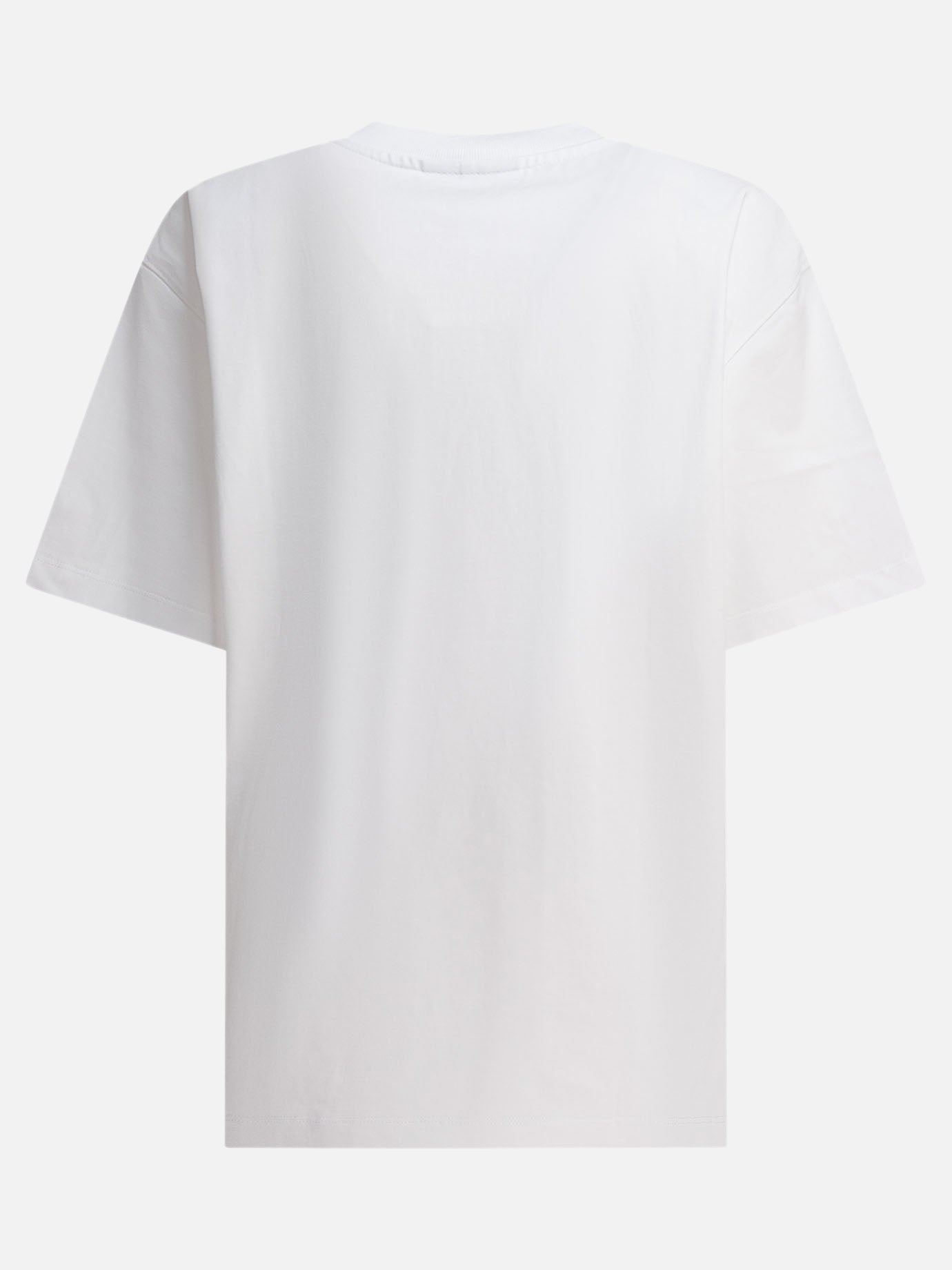 Ganni T-shirt in cotone con logo 19943362_XS White thumbnail_2