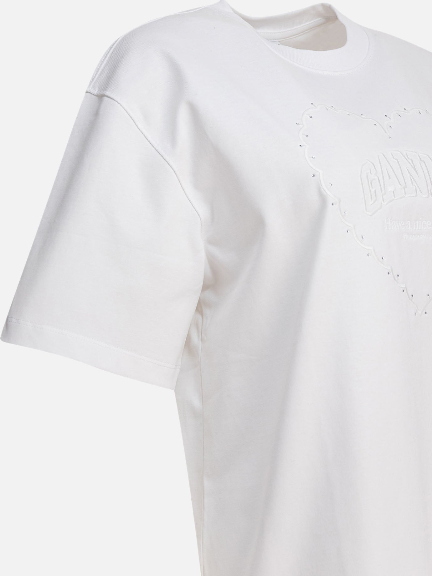 T-shirt in cotone con logo