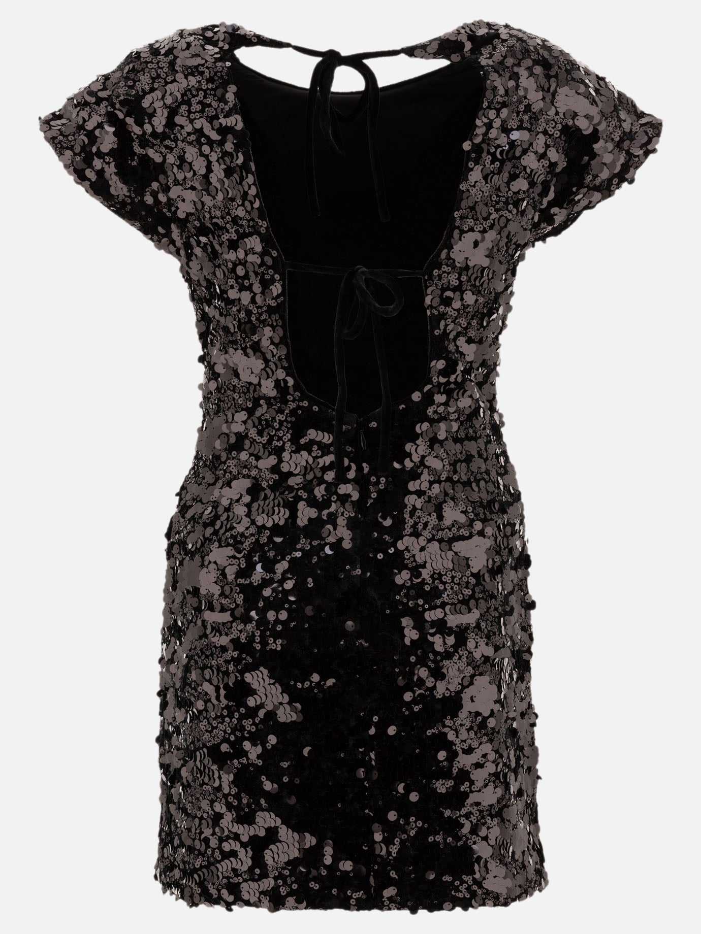 Mini dresses Solid colour  Black - Ganni Women | PDP | VIETTI Online Store | Zoom-Modal_2
