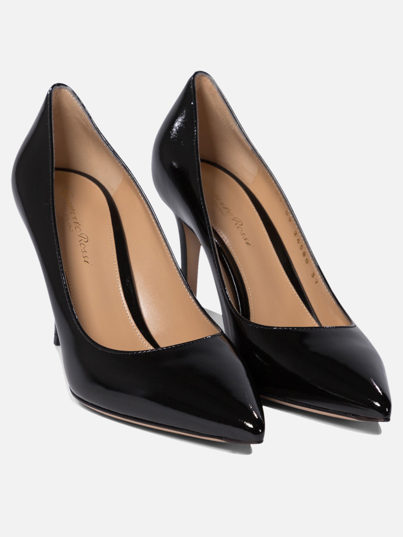 Pumps 100% patent leather - 100% leather  Black - Gianvito Rossi Women | PDP | VIETTI Online Store | Zoom-Modal_2
