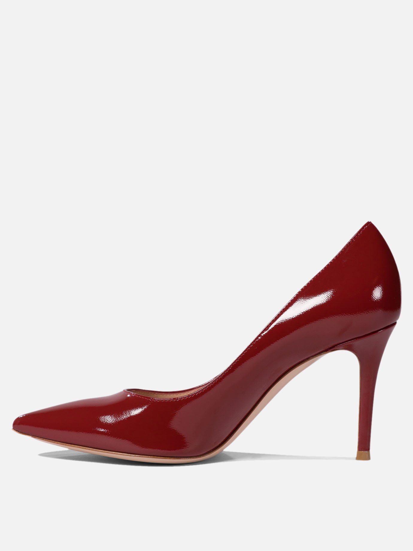 Pumps 100% patent leather - 100% leather  Red - Gianvito Rossi Women | PDP | VIETTI Online Store | thumbnail_3