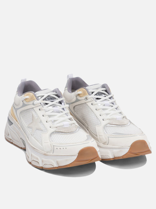 Sneaker basse 49% polyester 30% cow leather 12% polyurethane textile 9% ovine leather - 100% rubber  Bianco - Golden Goose Donna | VIETTI Online Store | 2
