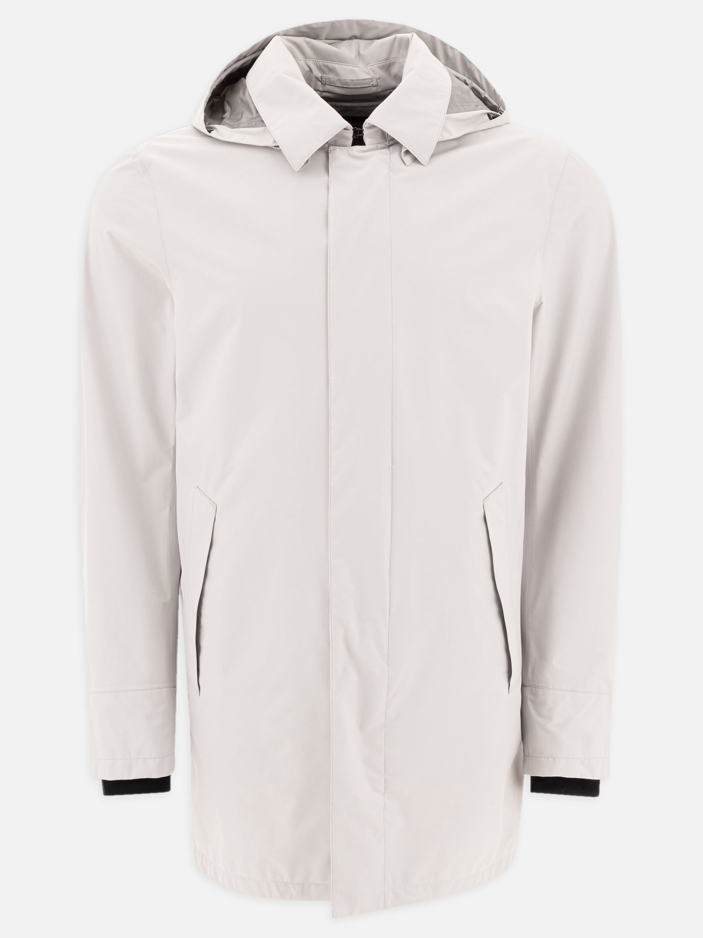 Raincoats & Trench coats Solid colour  Grey - Herno Men | PDP | VIETTI Online Store | Zoom-Modal
