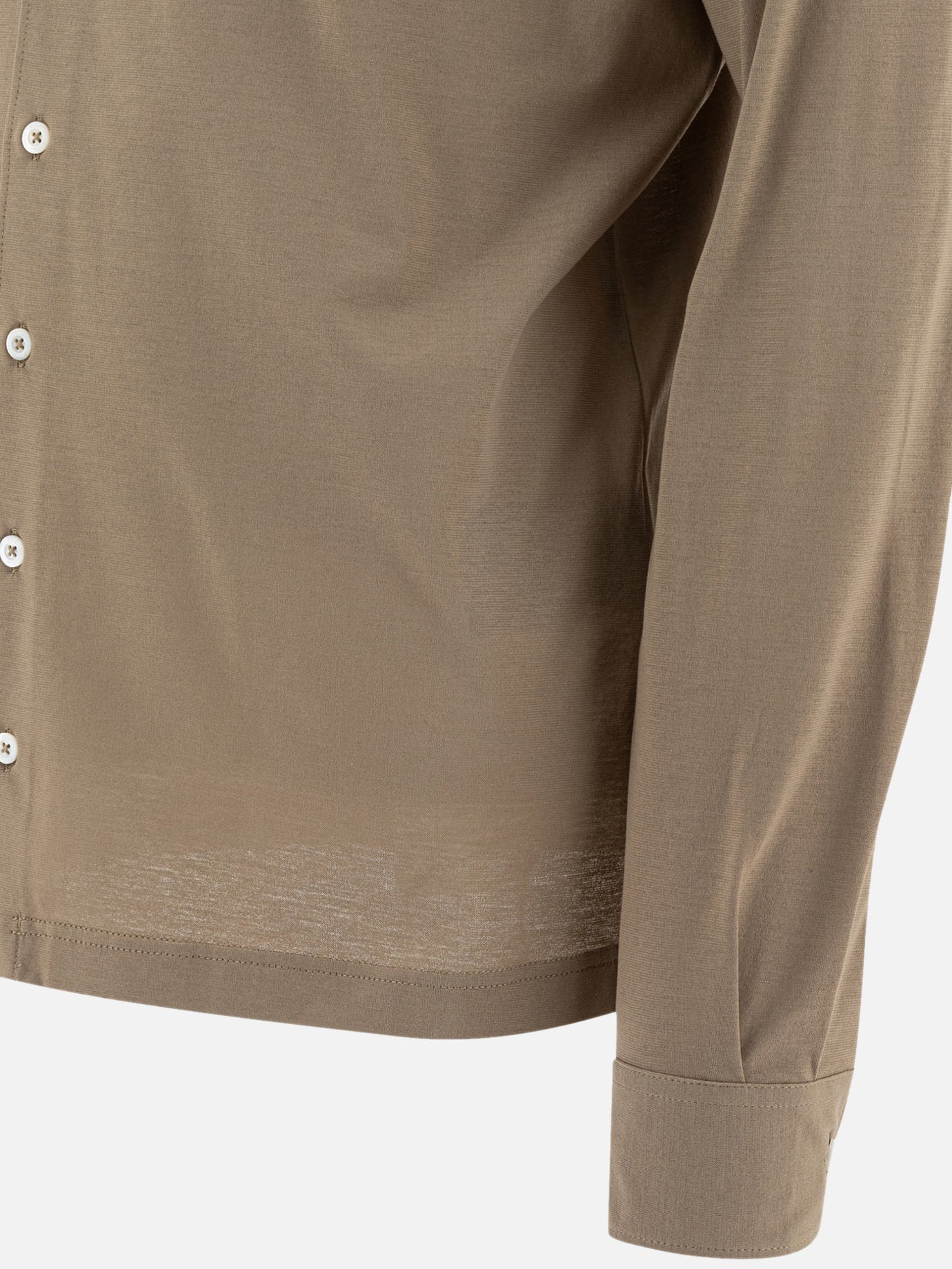 Casual shirts Solid colour  Brown - Herno Men | PDP | VIETTI Online Store | Zoom-Modal_4
