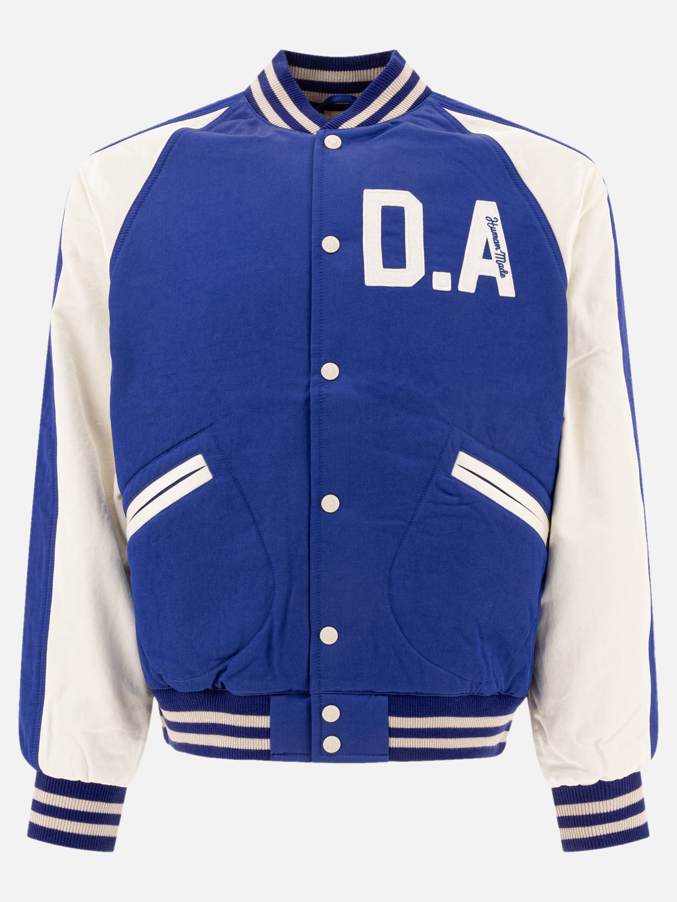 Human Made Vintage style bomber jacket 11247045_L Blue thumbnail_1