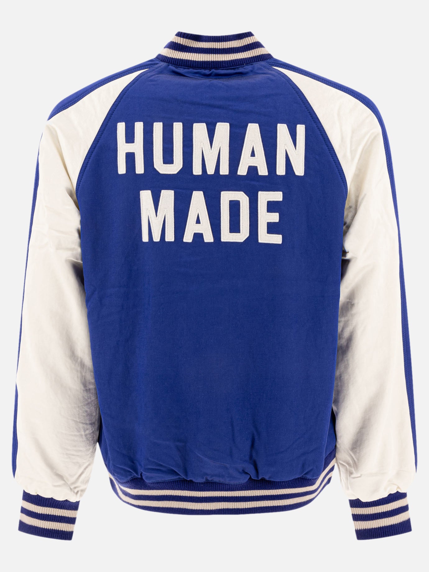 Human Made Vintage style bomber jacket Blue