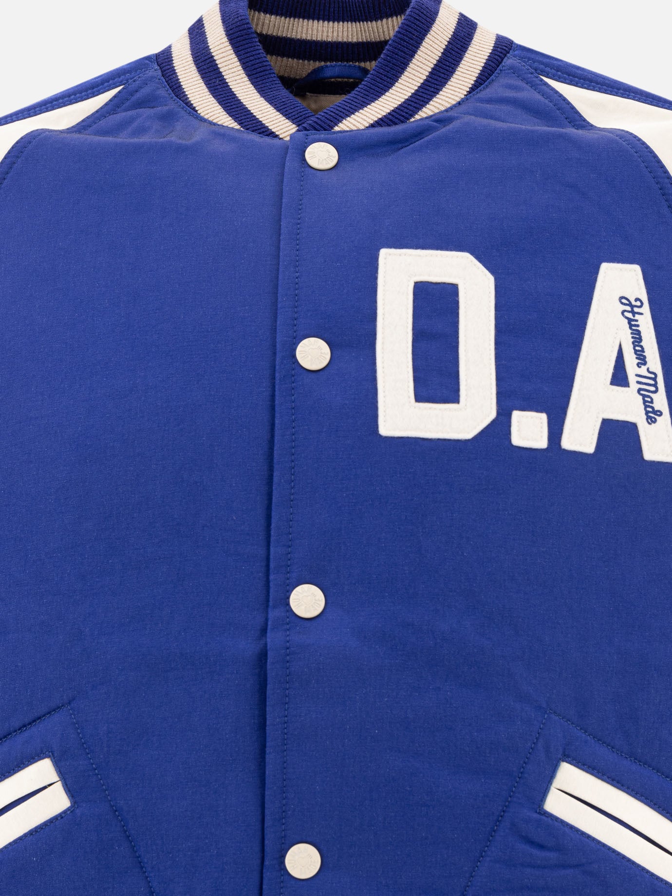 Human Made Vintage style bomber jacket 11247045_L Blue thumbnail_3