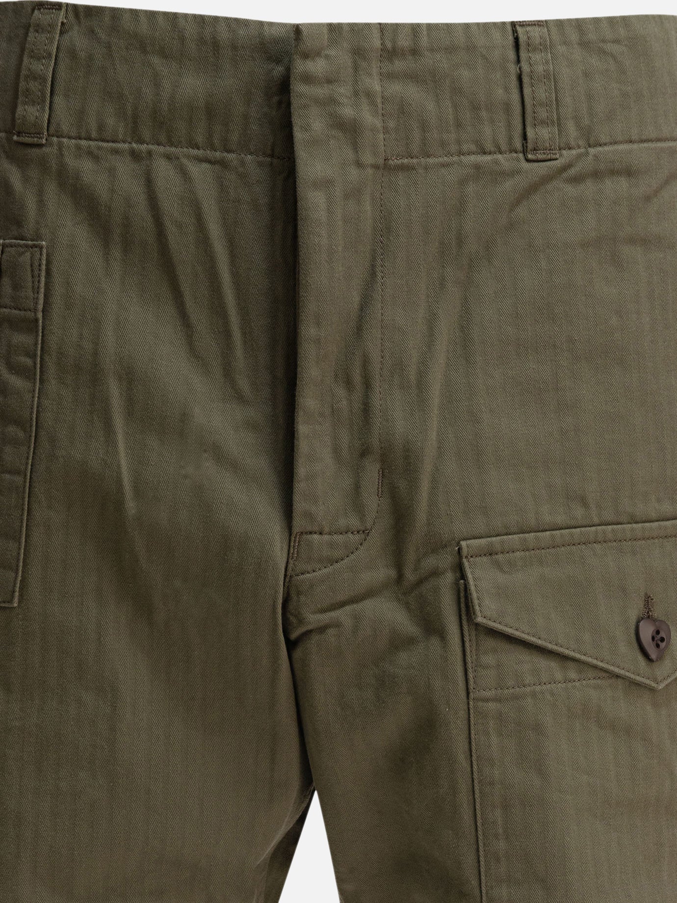 Cargo & parachute trousers Solid colour  Green - Human Made Men | PDP | VIETTI Online Store | thumbnail_3