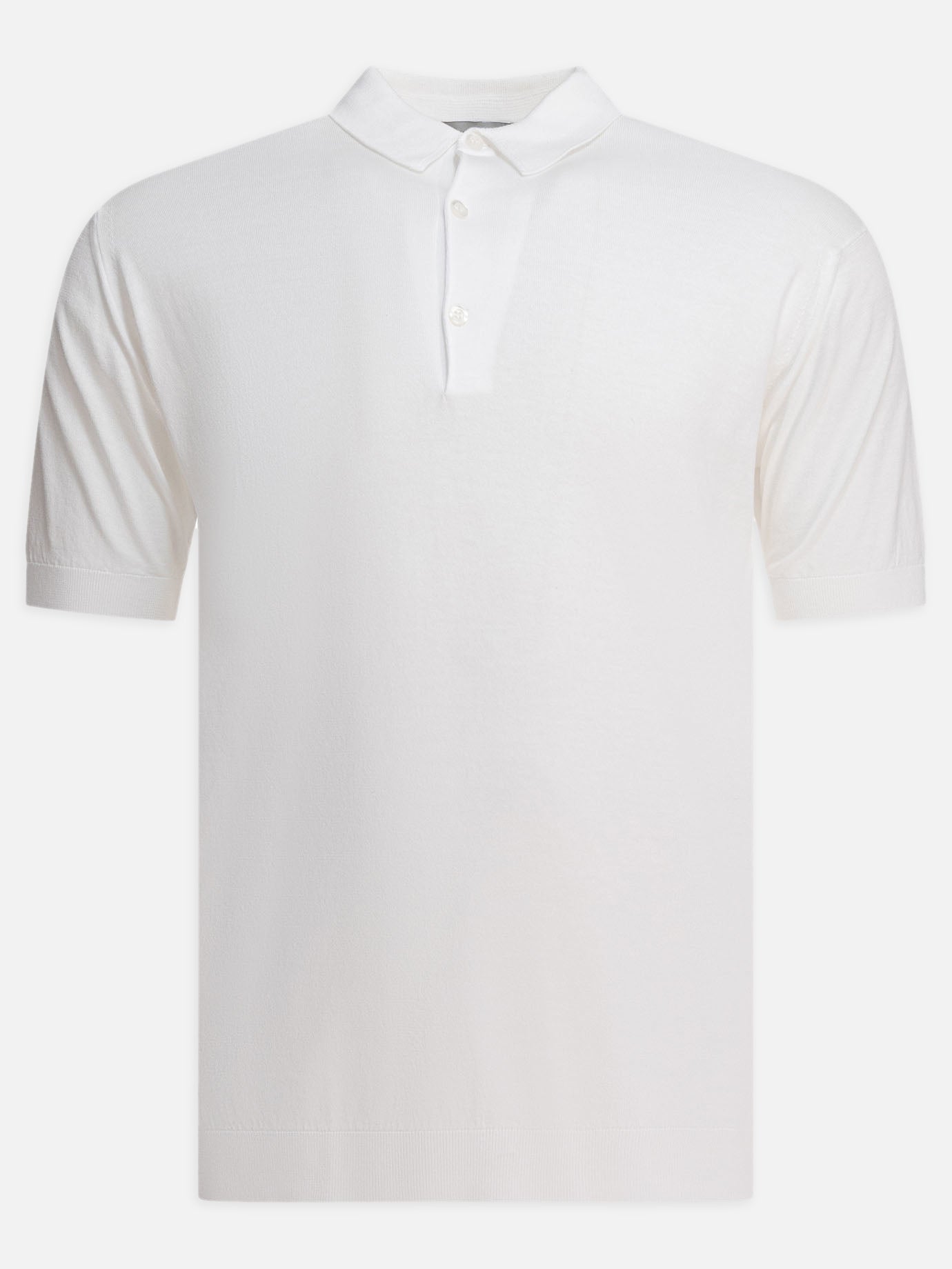 John Smedley Polo &quot;Adrian&quot; 14680047_XL White thumbnail_1