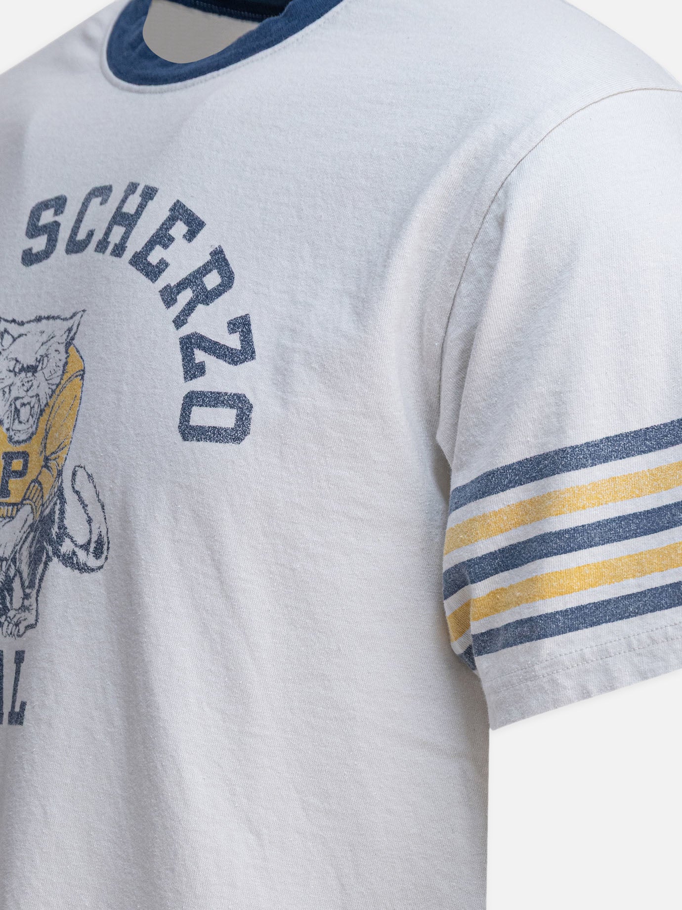 KAPITAL T-shirt &quot;College CAT PITAL&quot; 16406725_2 Grey thumbnail_4
