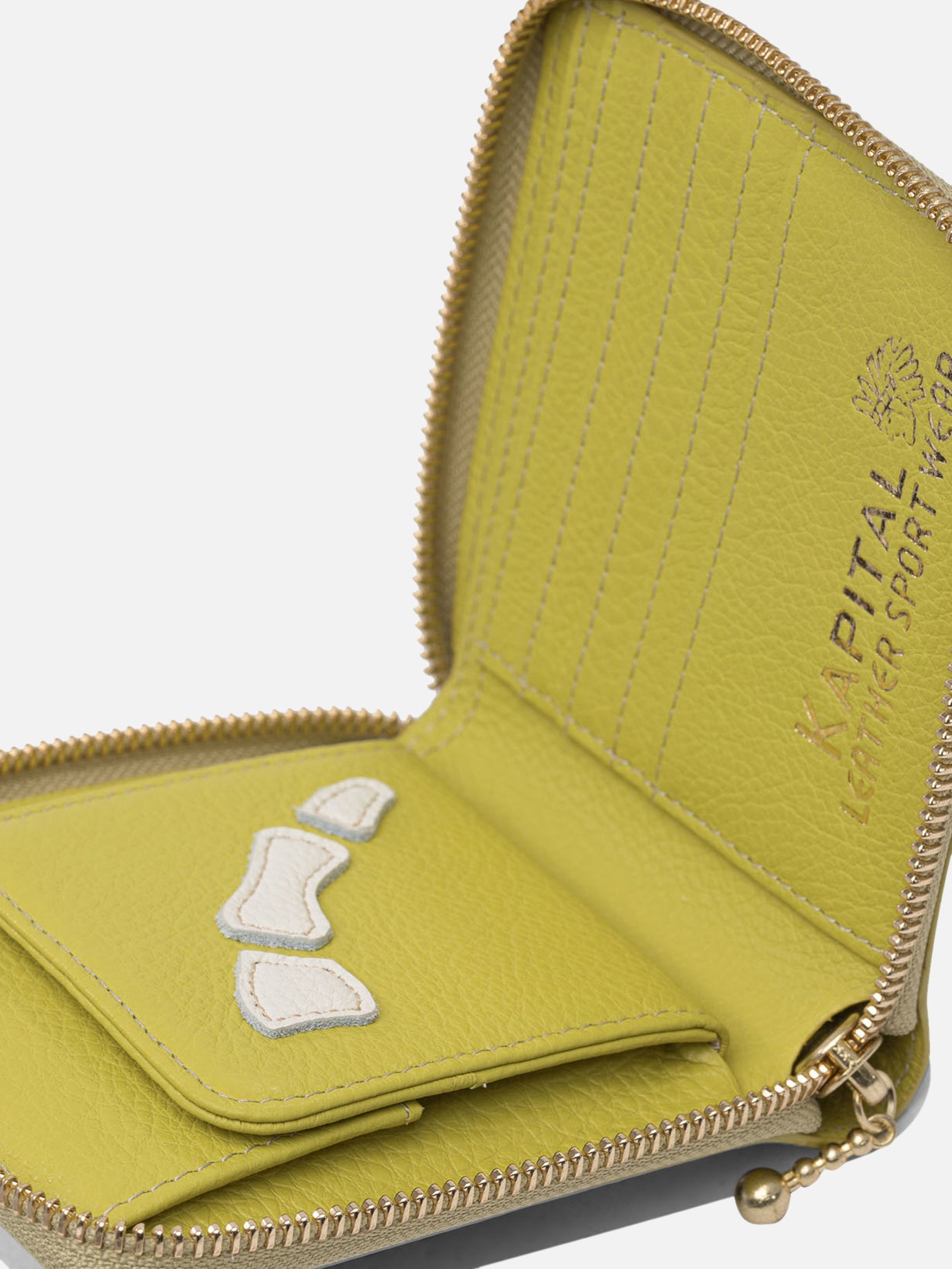 KAPITAL "Thumb-Up Bone" wallet Yellow
