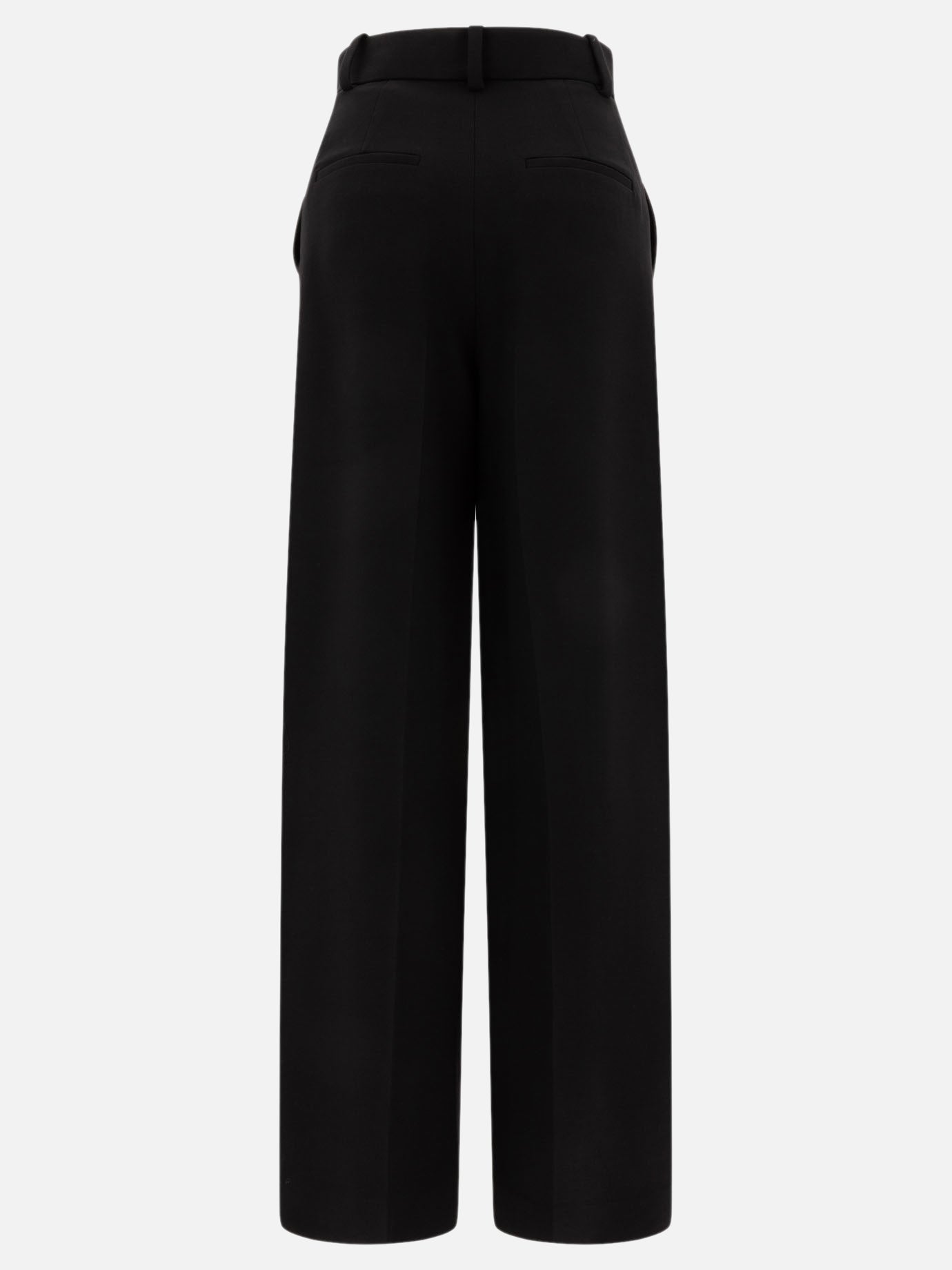 Khaite Wide-leg pants Black