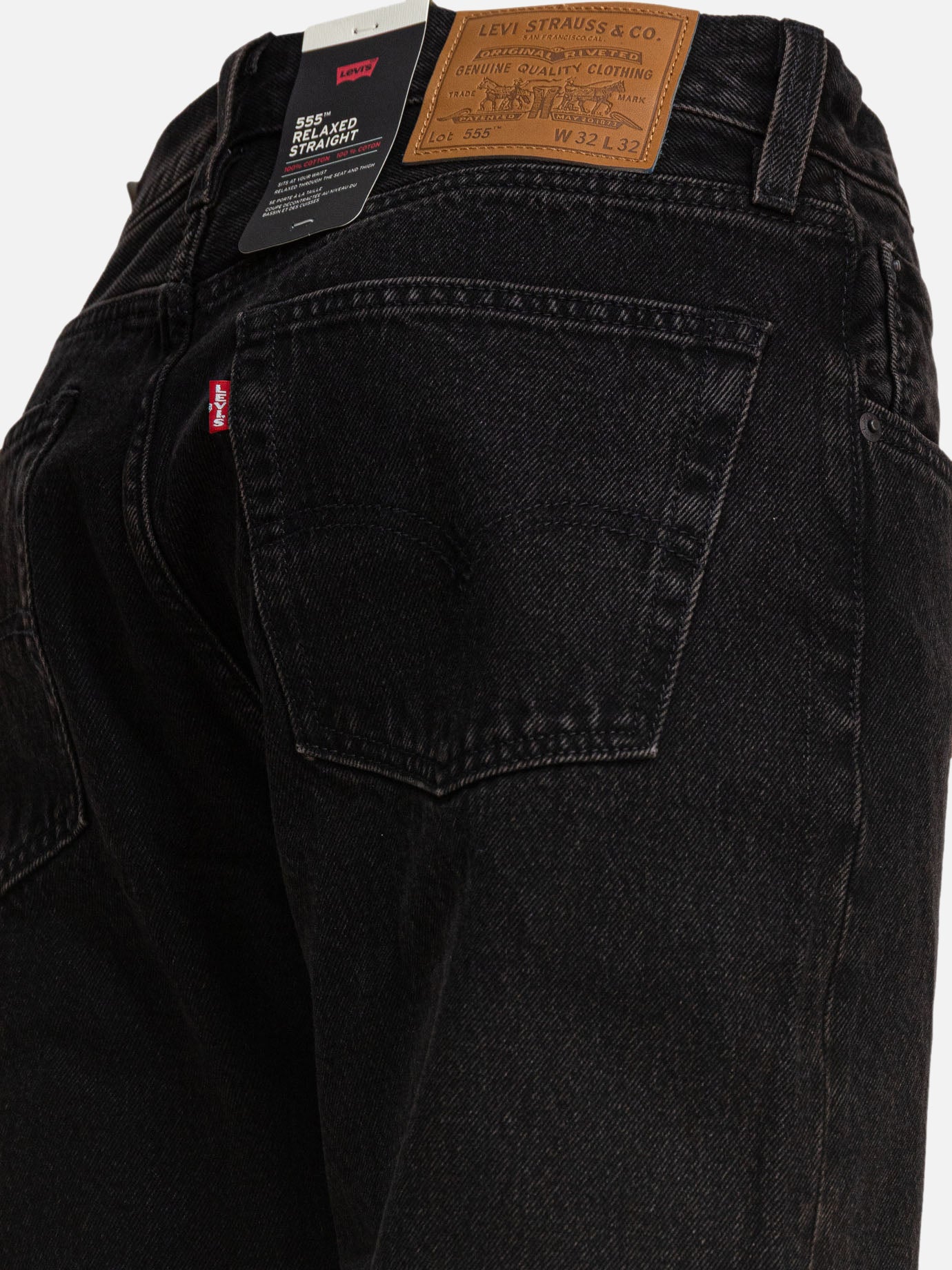 Jeans a gamba dritta Solid colour  Nero - Levi&#39;s Uomo | PDP | VIETTI Online Store | thumbnail_4