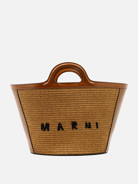 Large bags 100% cotton  Brown - Marni Women | PLP | VIETTI Online Store 
