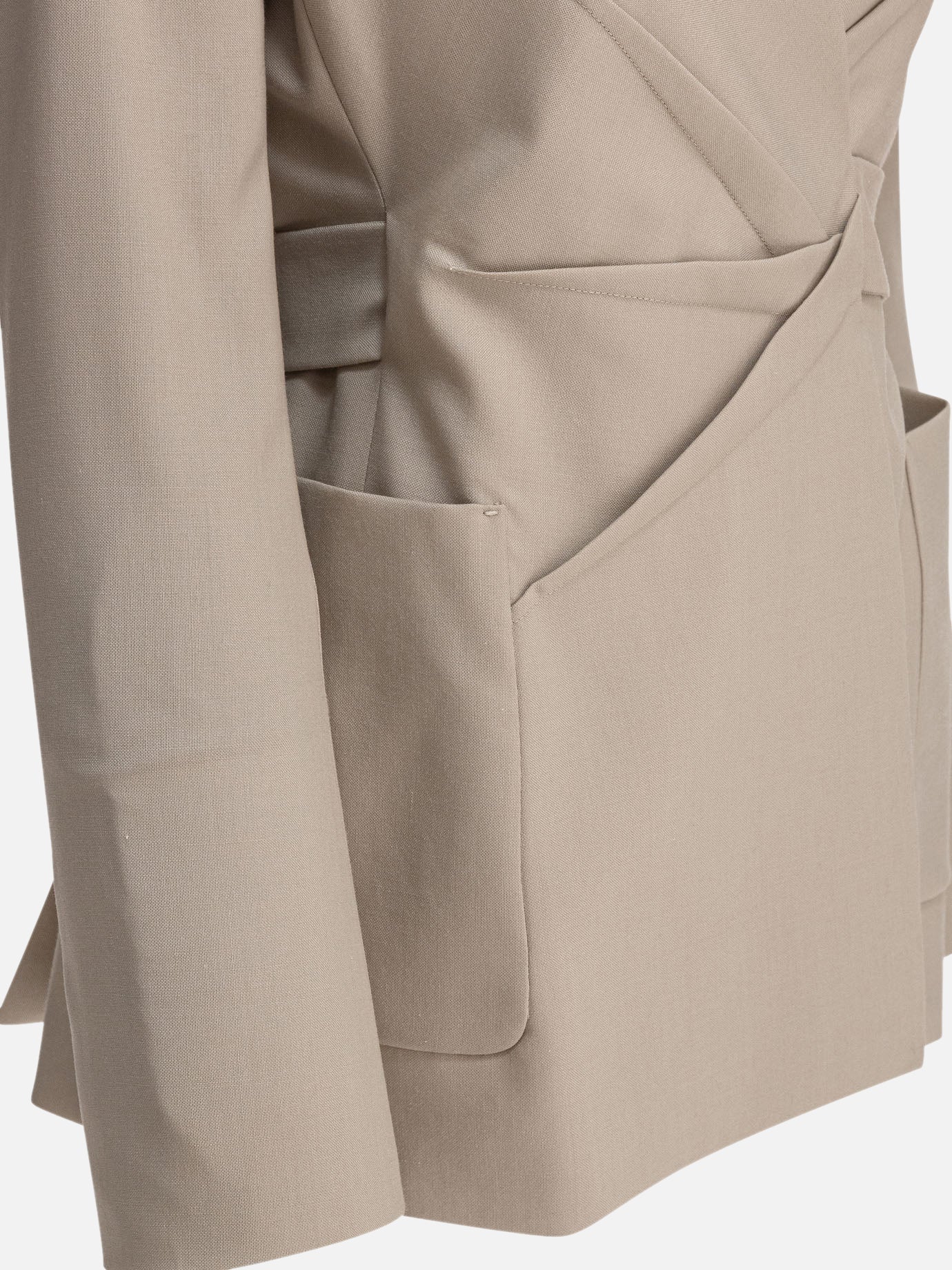 Blazer Tinta unita  Beige - Max Mara Donna | PDP | VIETTI Online Store | thumbnail_4
