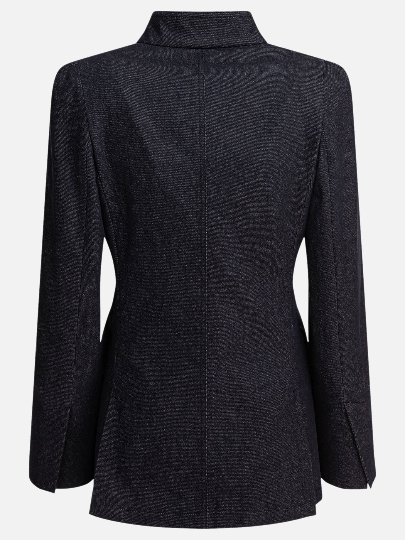 Max Mara Blazer effetto denim 19540563_40 Blue thumbnail_2