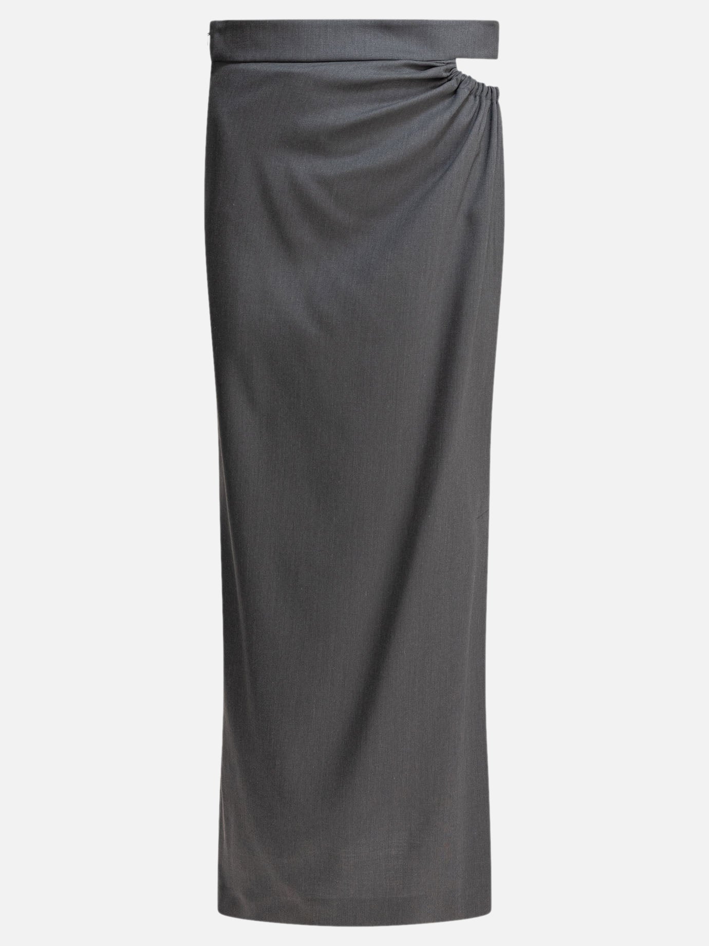Long skirts Solid colour  Grey - Max Mara Women | PDP | VIETTI Online Store | Zoom-Modal
