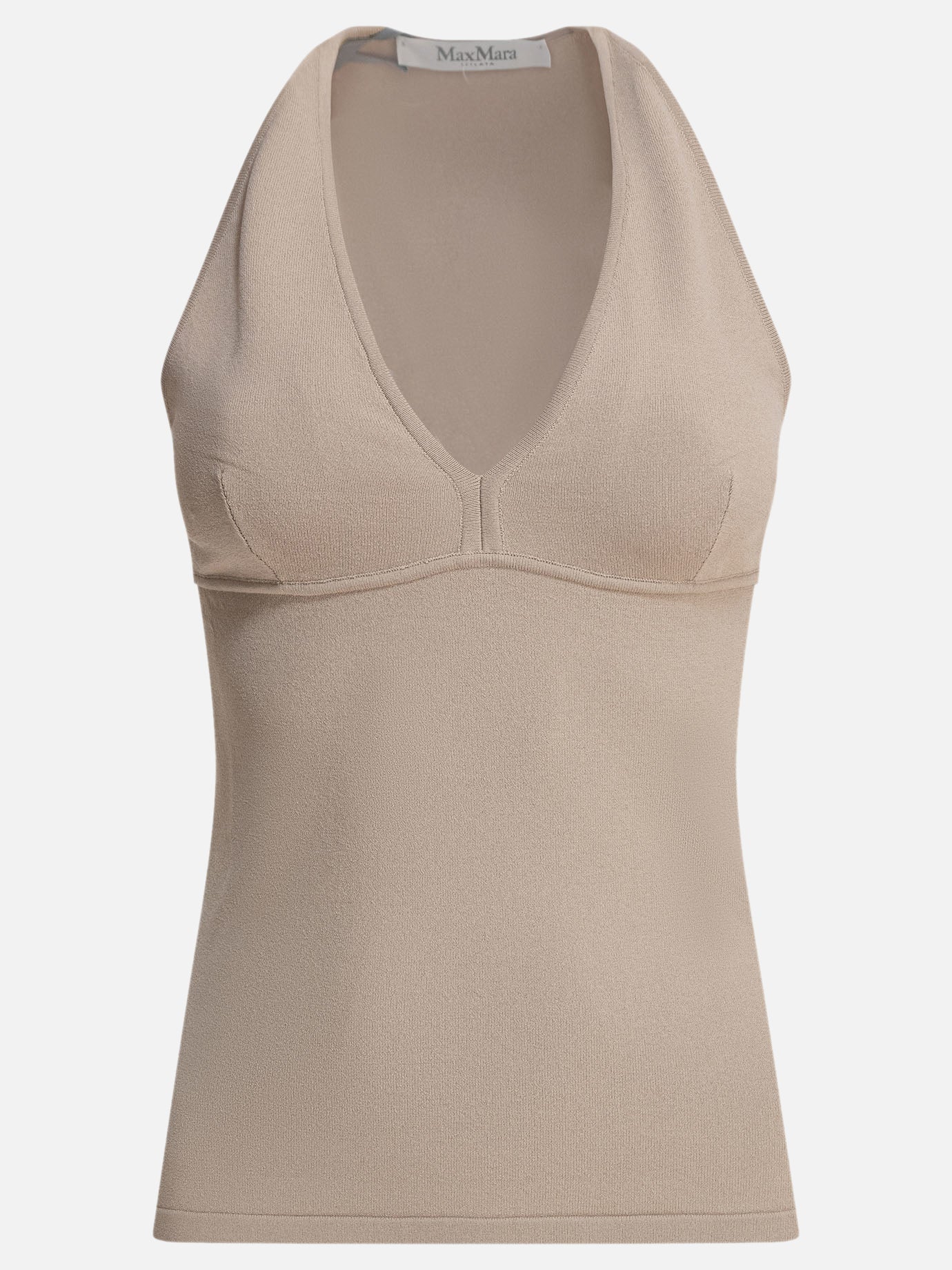 Canotte Solid colour  Beige - Max Mara Donna | PDP | VIETTI Online Store | thumbnail