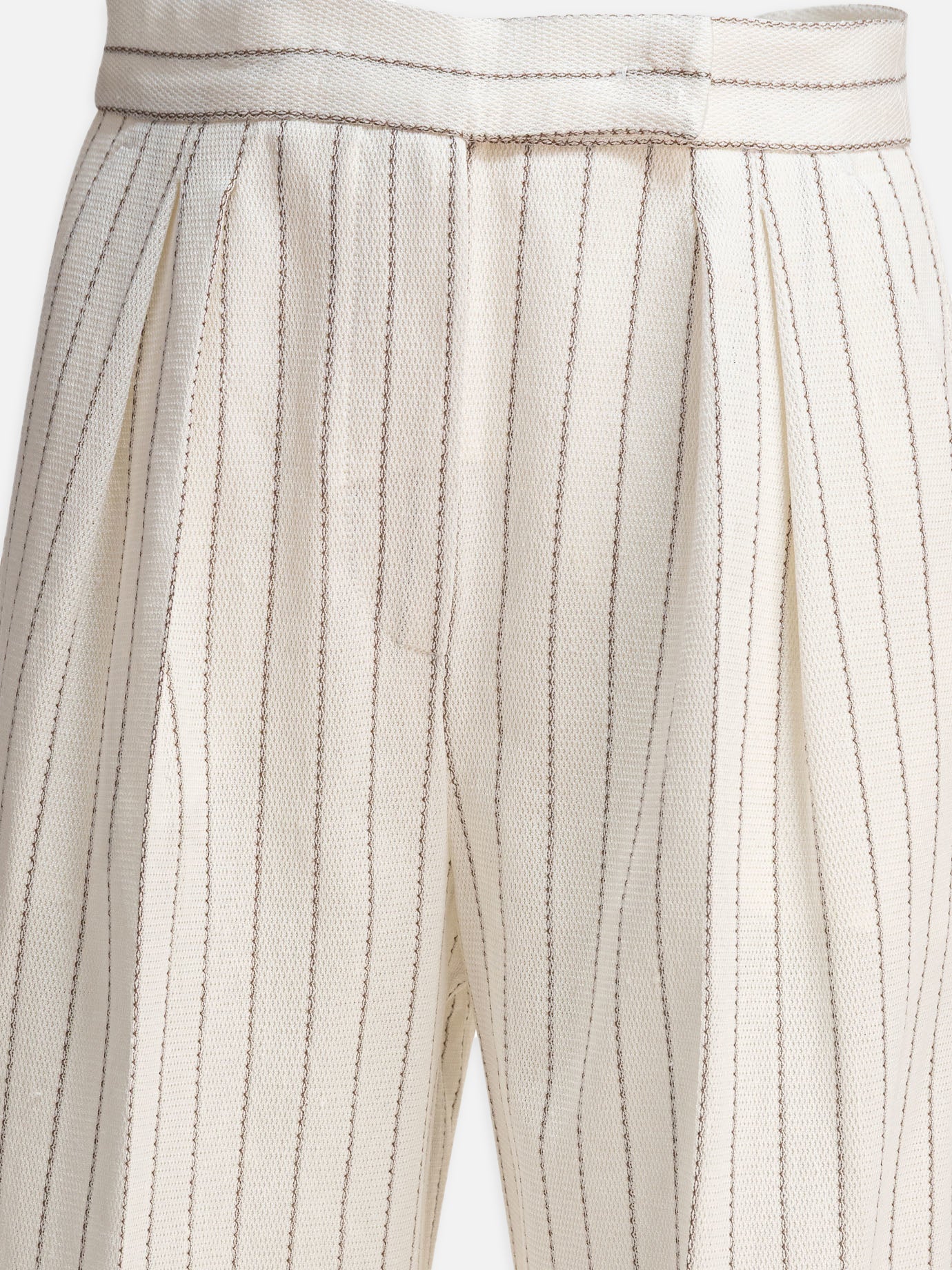 Max Mara Pantaloni a gamba larga 11854464_40 White thumbnail_3