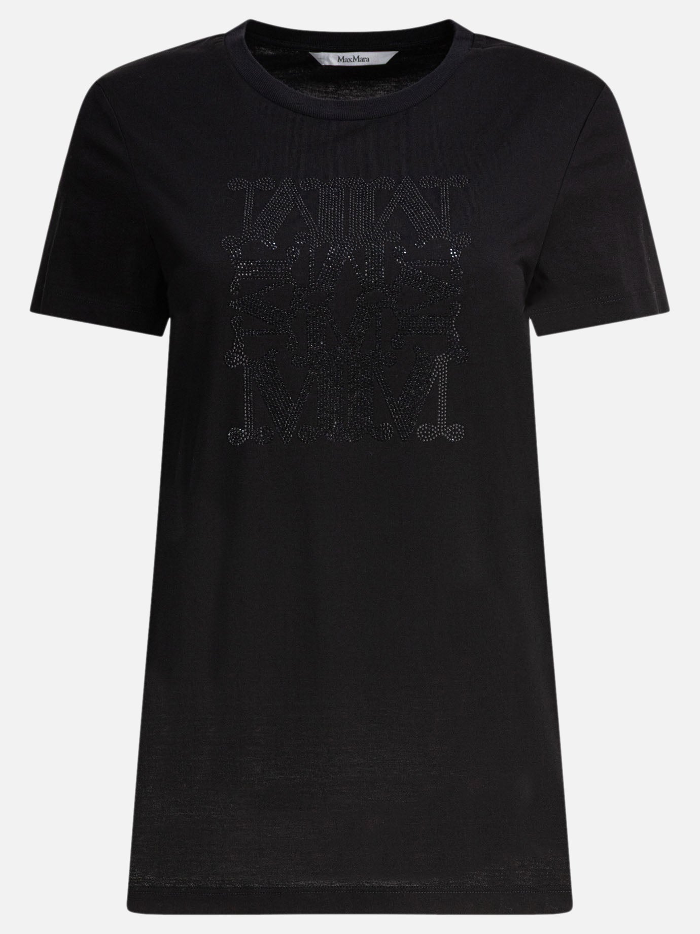 Crewneck t-shirts Logo  Black - Max Mara Women | PDP | VIETTI Online Store | thumbnail