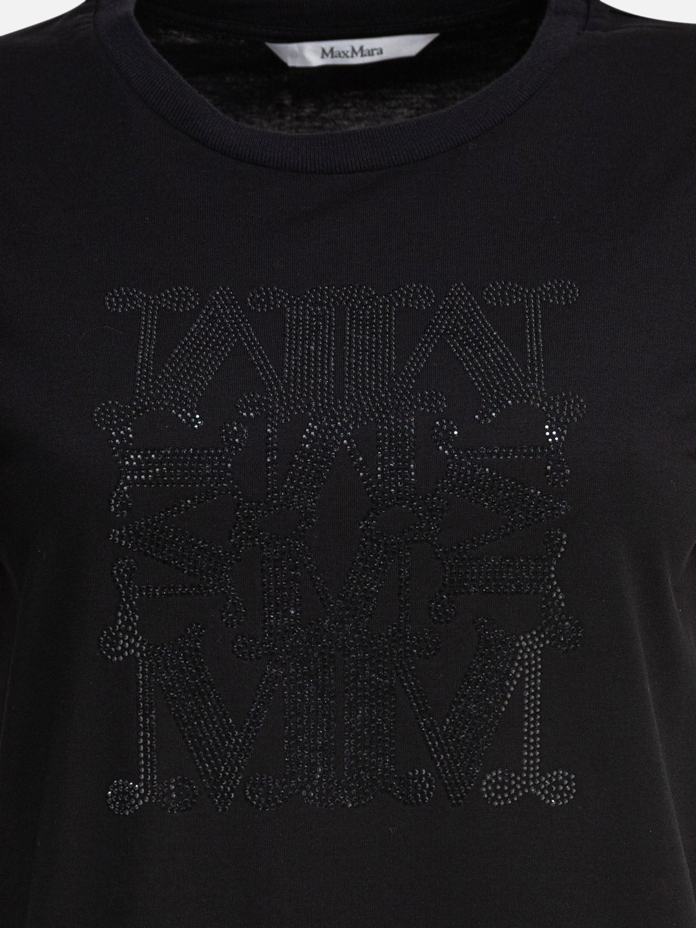 Crewneck t-shirts Logo  Black - Max Mara Women | PDP | VIETTI Online Store | Zoom-Modal_3
