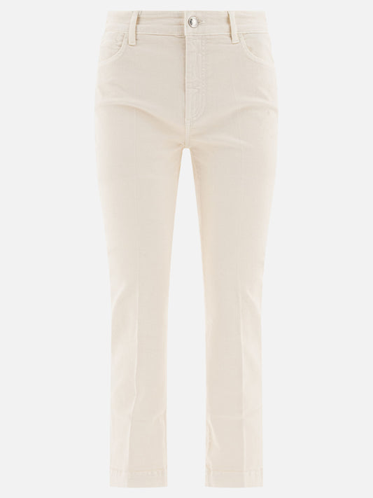 Straight-leg jeans Solid colour  White - Max Mara Sportmax Women | PDP | VIETTI Online Store 
