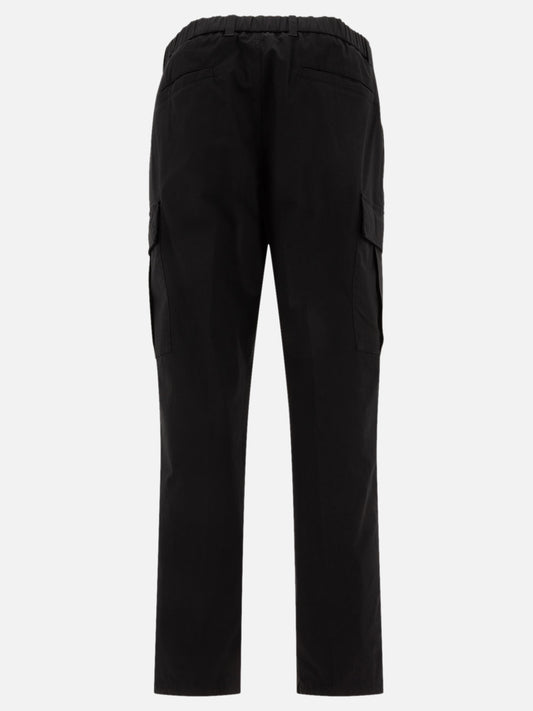 Moncler Pantaloni cargo in gabardine 15255555_46 Black 2