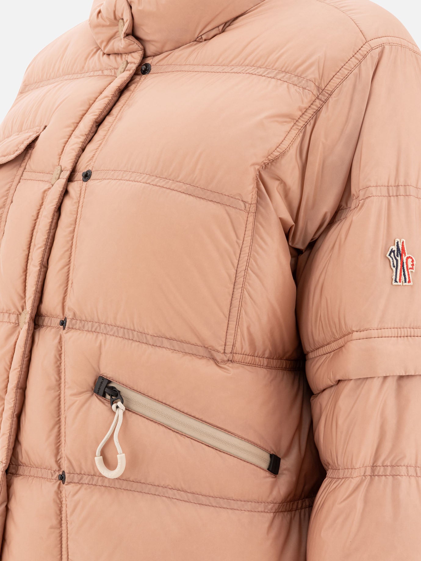 Moncler Grenoble "Mauduit" down jacket Pink