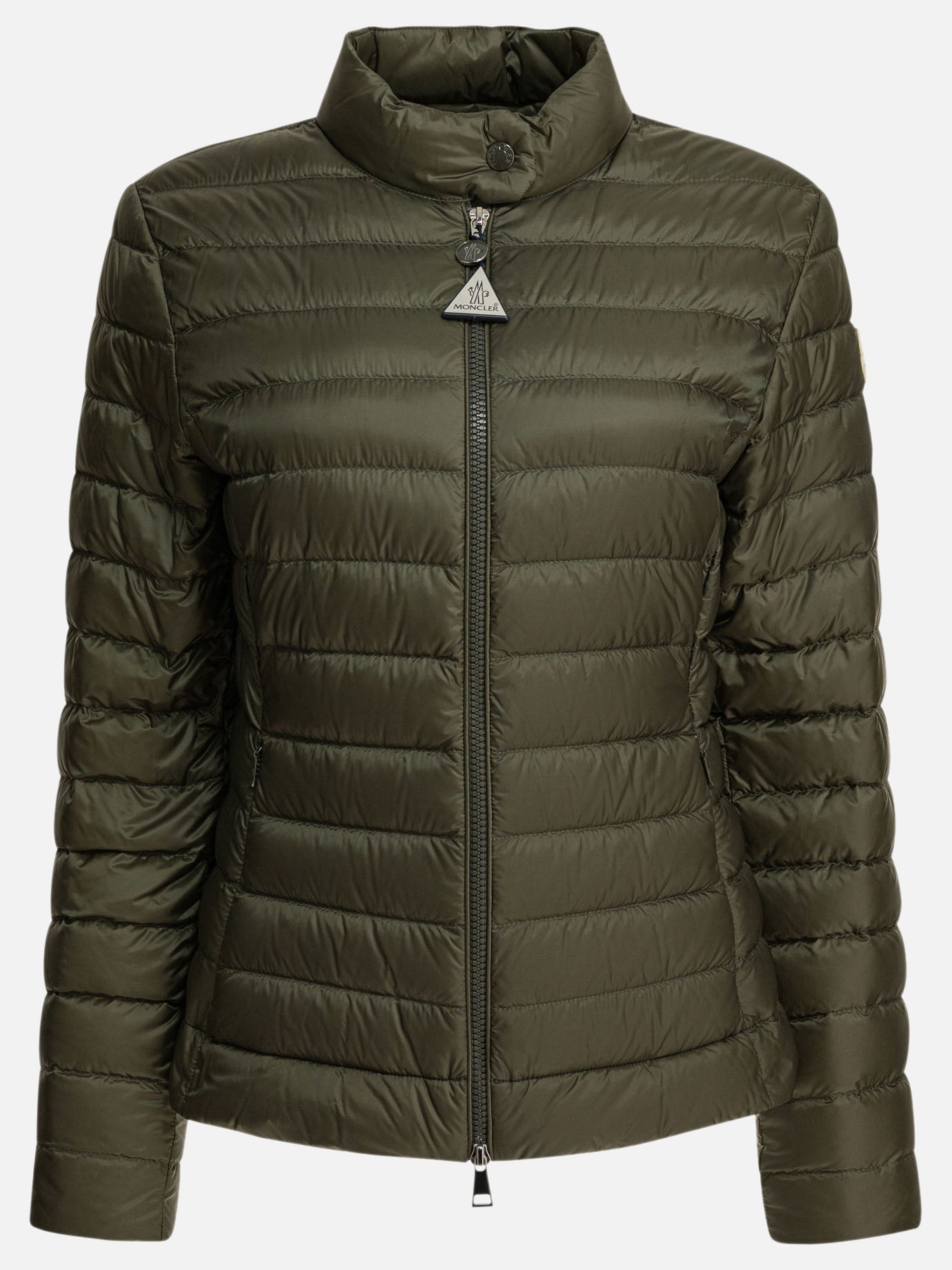 Down jackets Logo  Green - Moncler Women | PDP | VIETTI Online Store | Zoom-Modal
