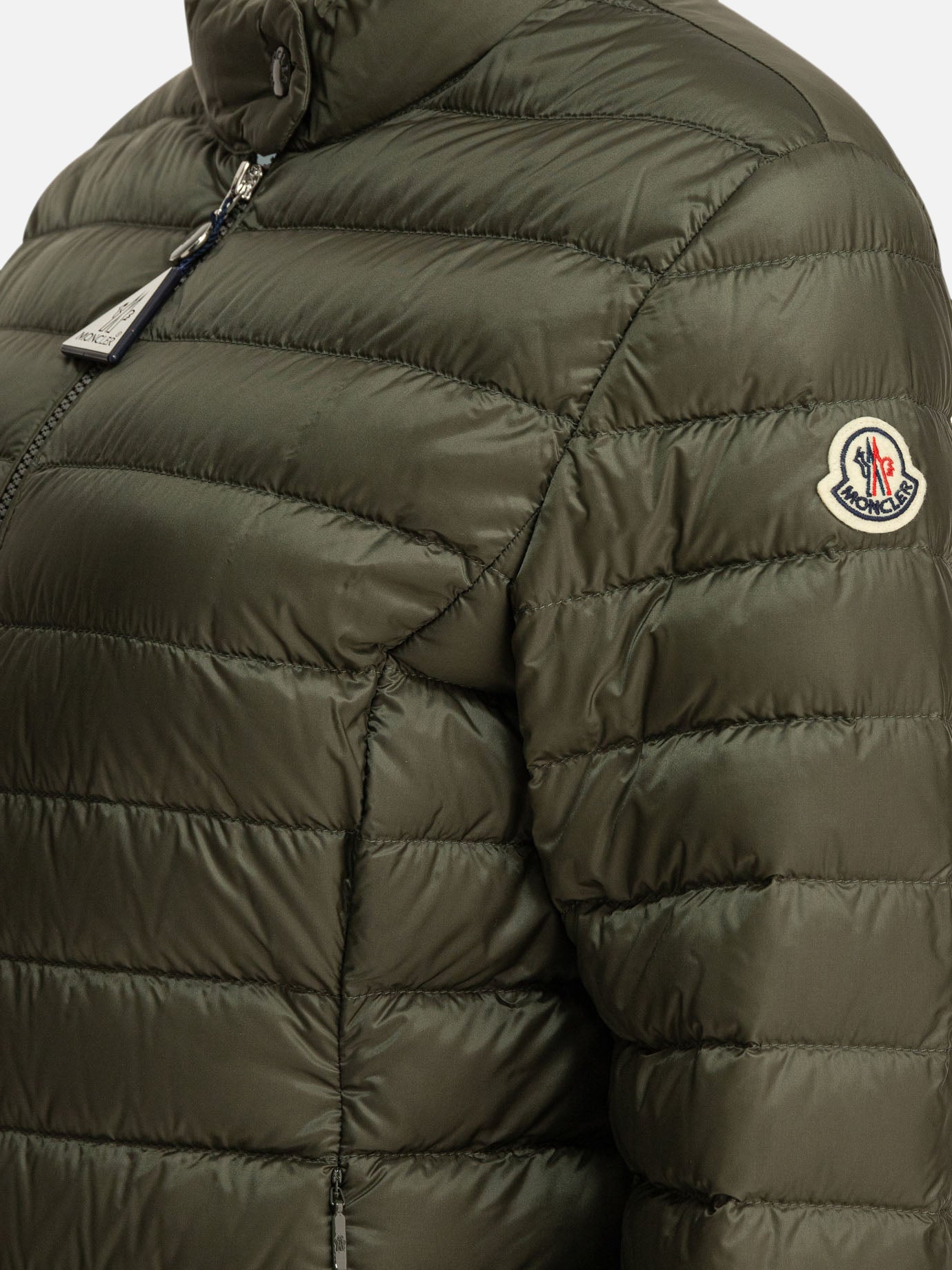 Down jackets Logo  Green - Moncler Women | PDP | VIETTI Online Store | Zoom-Modal_4
