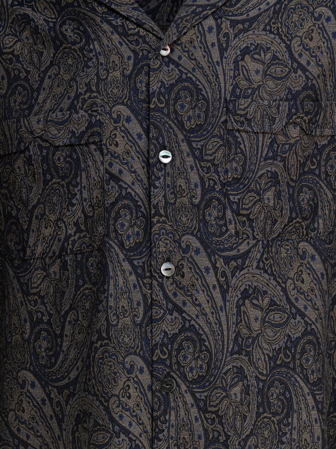 Casual shirts Paisley  Blue - Needles Men | PDP | VIETTI Online Store | thumbnail_3