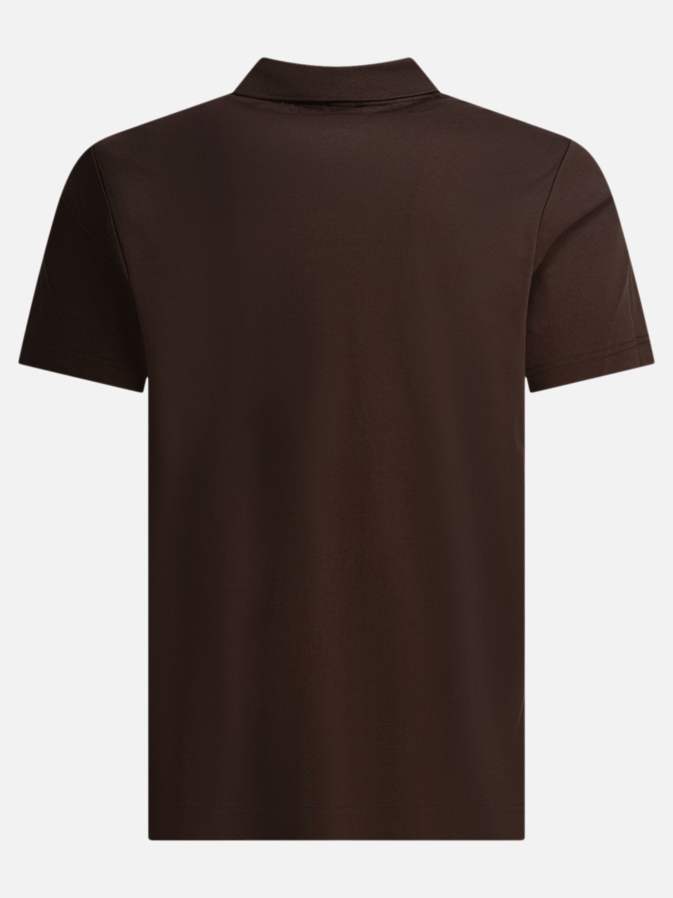 Polo senza bottoni Solid colour  Marrone - NN.07 Uomo | PDP | VIETTI Online Store | thumbnail_2