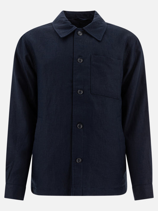Giacche overshirt Solid colour  Blu - NN.07 Uomo | PLP | VIETTI Online Store 

