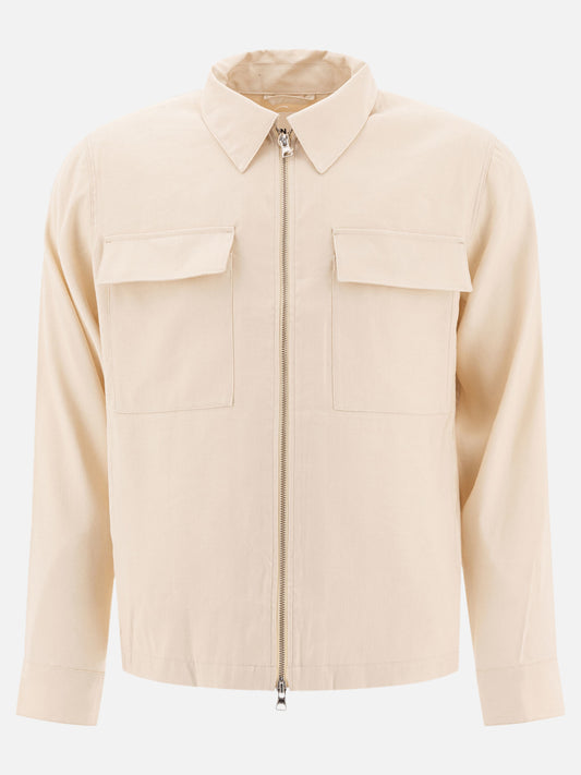 Giacche overshirt Solid colour  Bianco - NN.07 Uomo | PLP | VIETTI Online Store 
